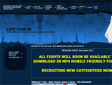 Tablet Screenshot of catzclub.co.uk